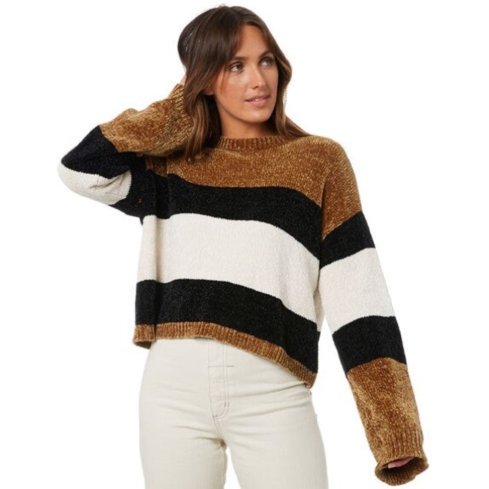 Volcom chunky knit crop sweater